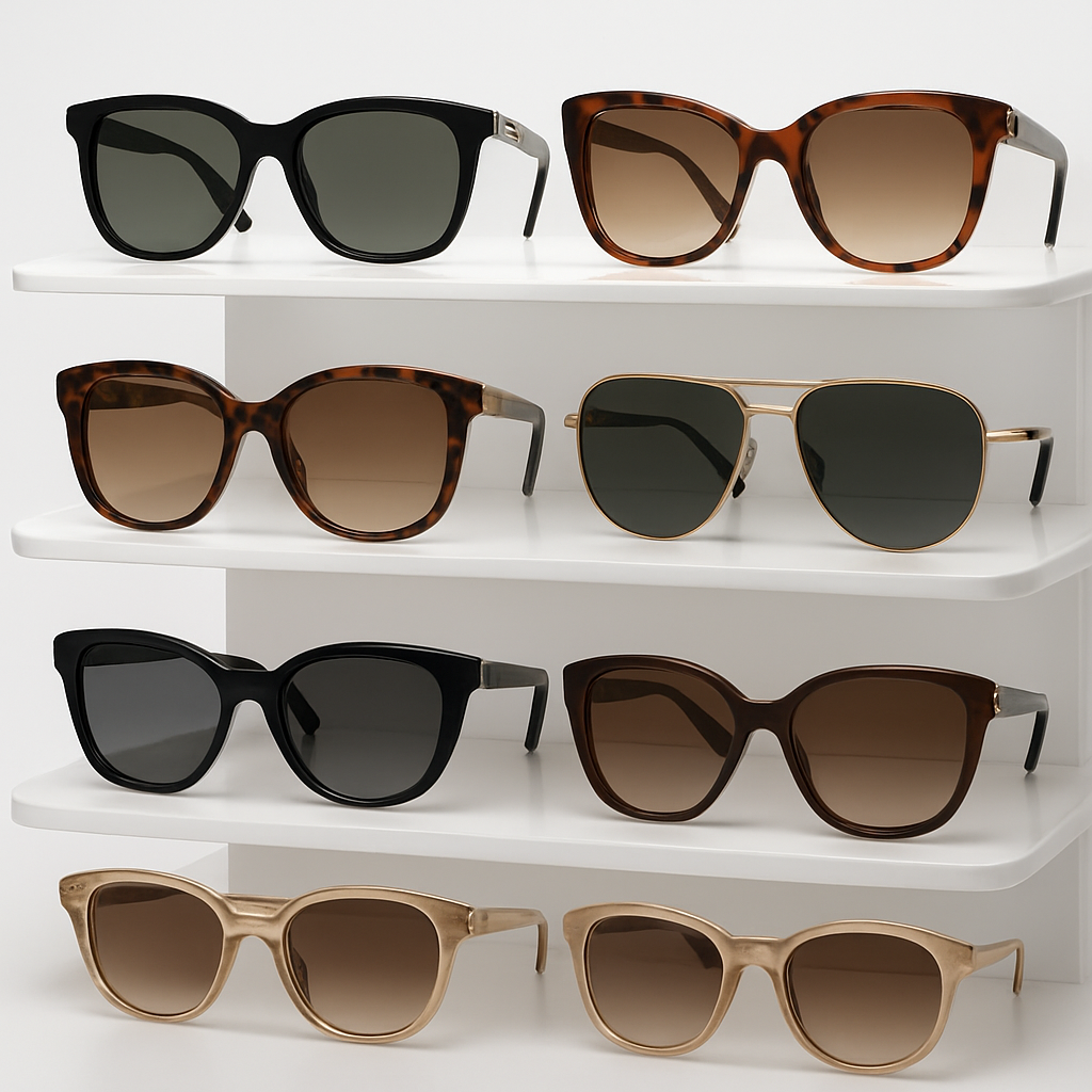 Designer and everyday sunglasses collection at Comfort View